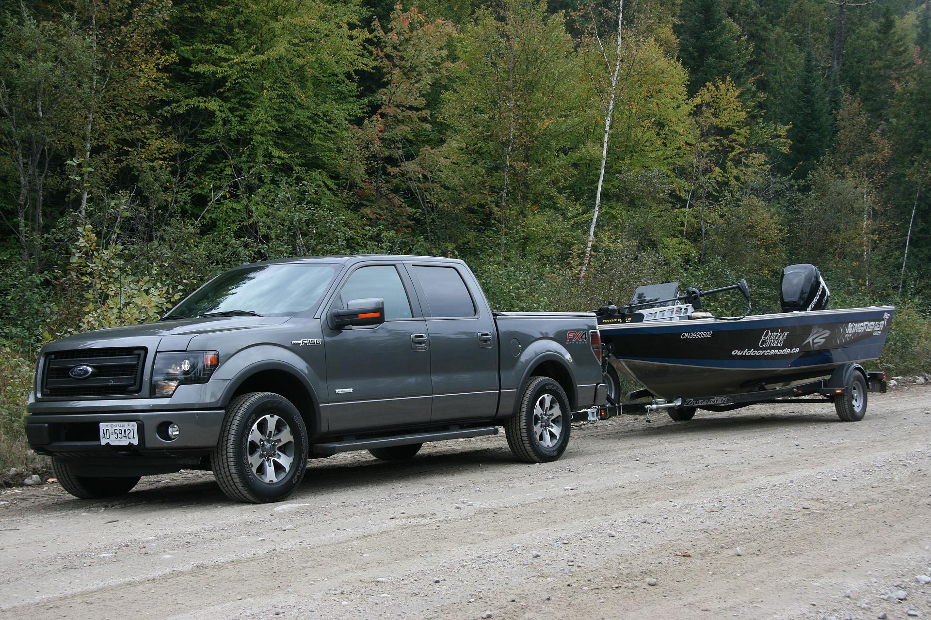 Sweet rides: The Ford F150 test truck and the Outdoor Canada KingFisher 1925 Flex SC