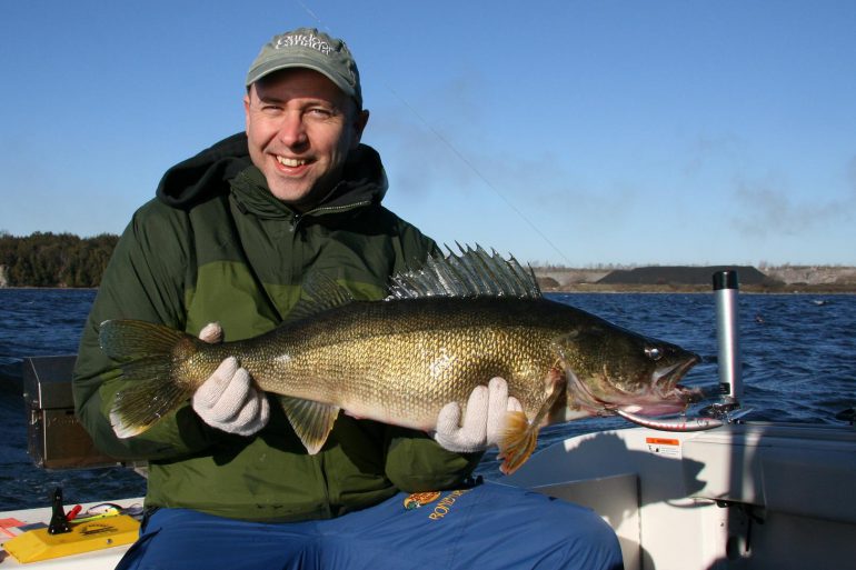 Credit: Bob Sexton. For big fall walleye, upsize your baits.