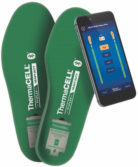 ThermaCell’s ProFlex Heavy Duty Heated Insoles