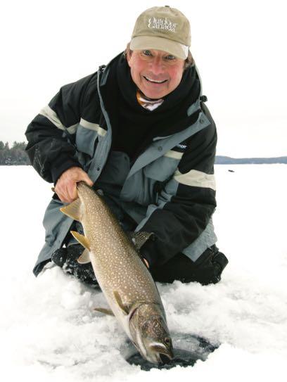 The author used light line to coax this trout into biting. Credit: Gord Pyzer.