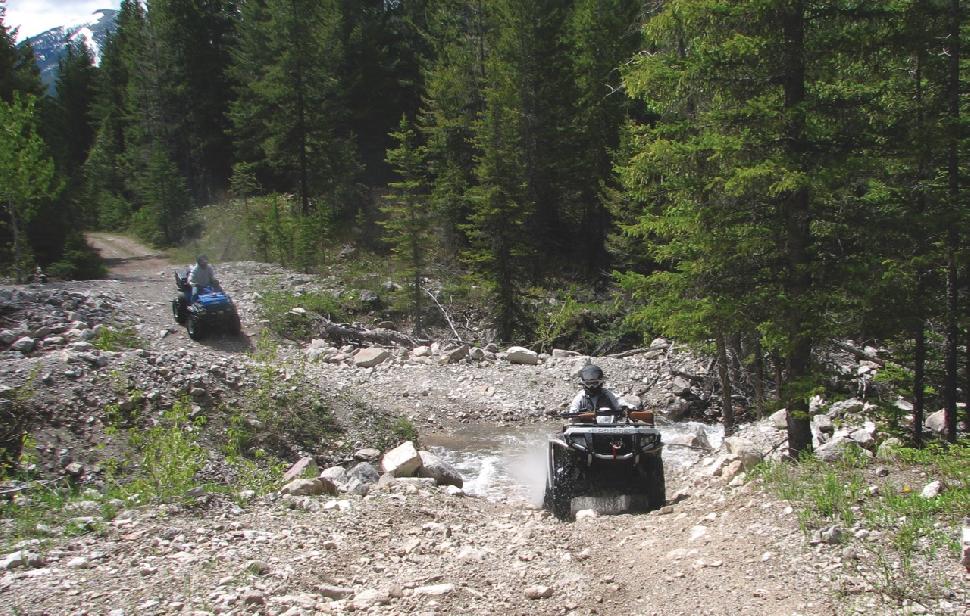 Credit: Brian Dingreville. Alberta aims to ban all ATVs in the Castle area.