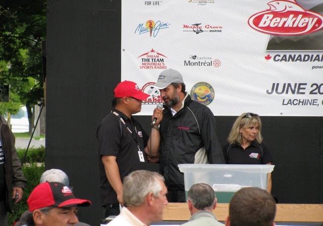 Ben Woo (left) on the B1 podium with Lawrence Gunter