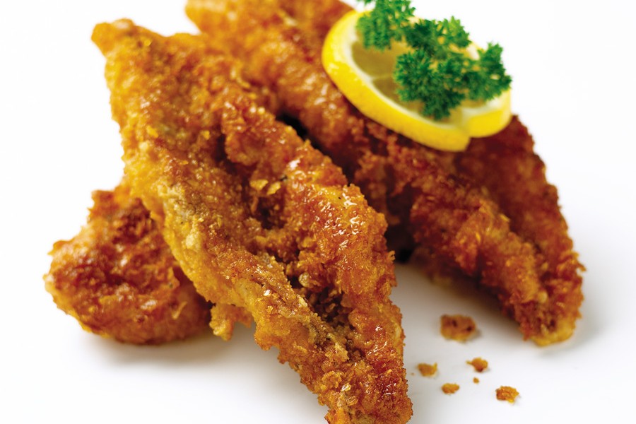 Deep-Fried Perch Fillets