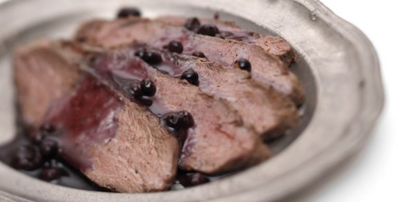 Blueberry Bourbon Venison