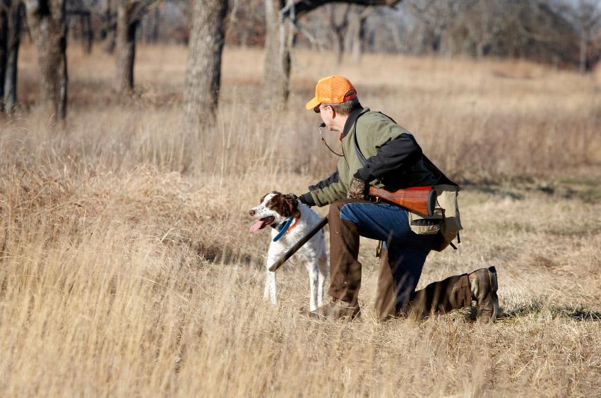 A hunter and his dog