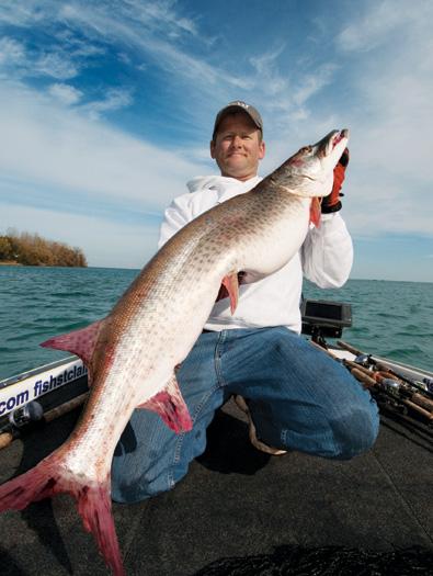 John Bondy with a Lake St. Clair trophy.