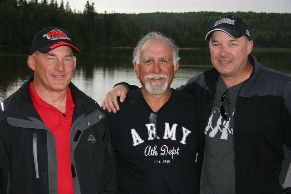 Fish'n Buddies: Alberta's Ray Kohlruss, Fish'n Canada's Angelo Viola and yours truly