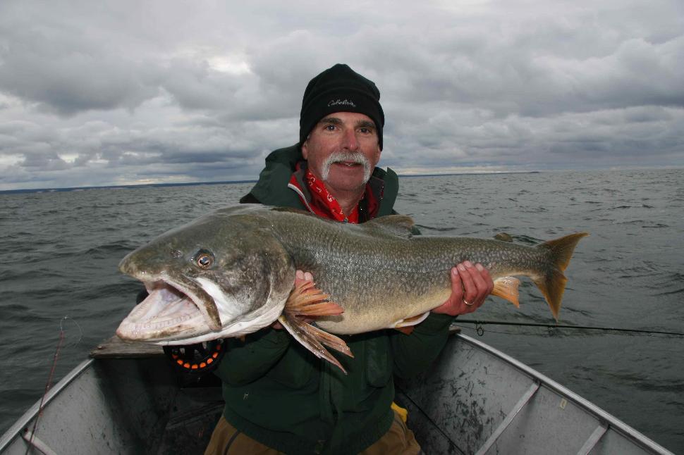 Another potential record: John and his 37-incher on 12-pound tippet