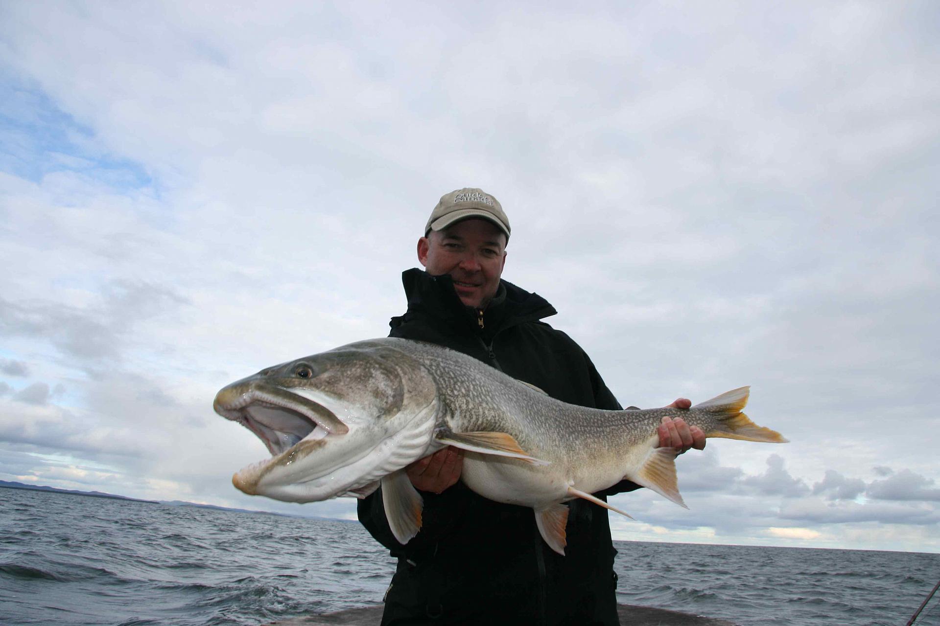 Big fatty: Just 37 inches long, but 23 pounds on the scale—my big fish of Day 2