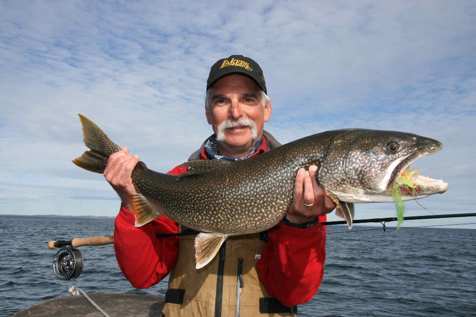 Final new record: John's 37-incher on 8-pound tippet. He da man