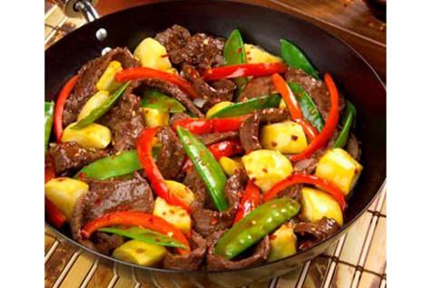 Moose stir fry