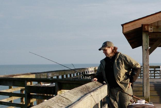 Pier fishing