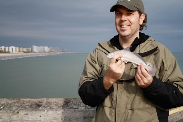 Pier fishing