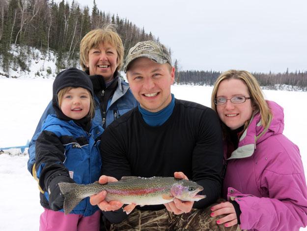 Family fishing day