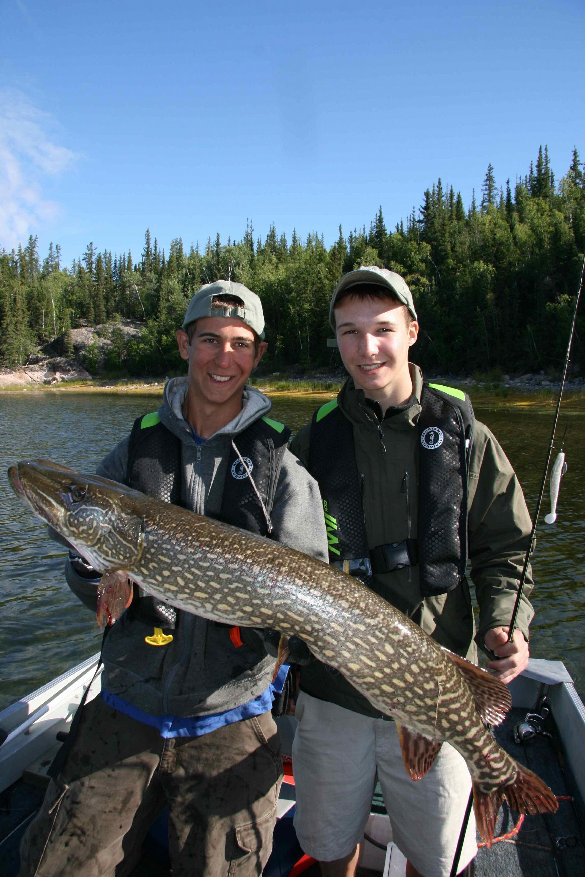 Helping hands: Guide Garrett and Riley with my 41-inch northern