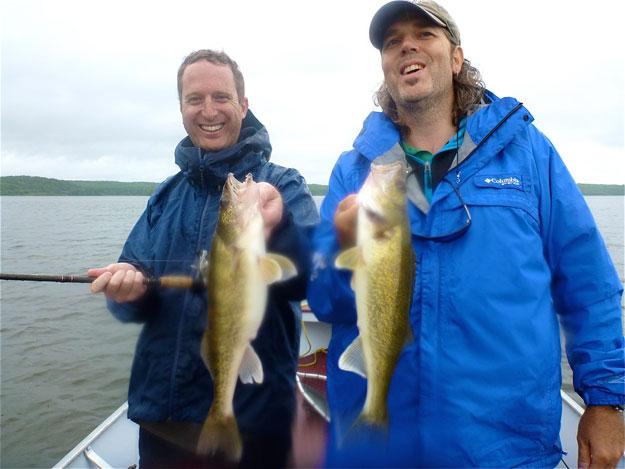 Rainy-day walleyes