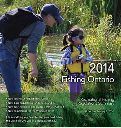 The Ontario Fishing Regulations Summary for 2014. Conservation Officers have powers of inspection, arrest, search and seizure.