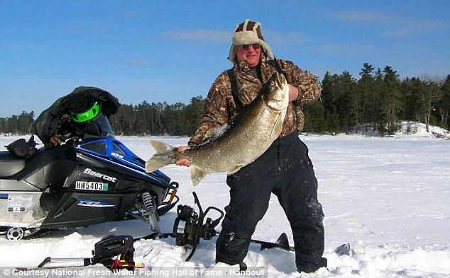 A 52-pound lake trout from Ontario's Lax La Croix. Unfortunately, it was illegally retained, and the Minnesota angler may face wildlife charges.