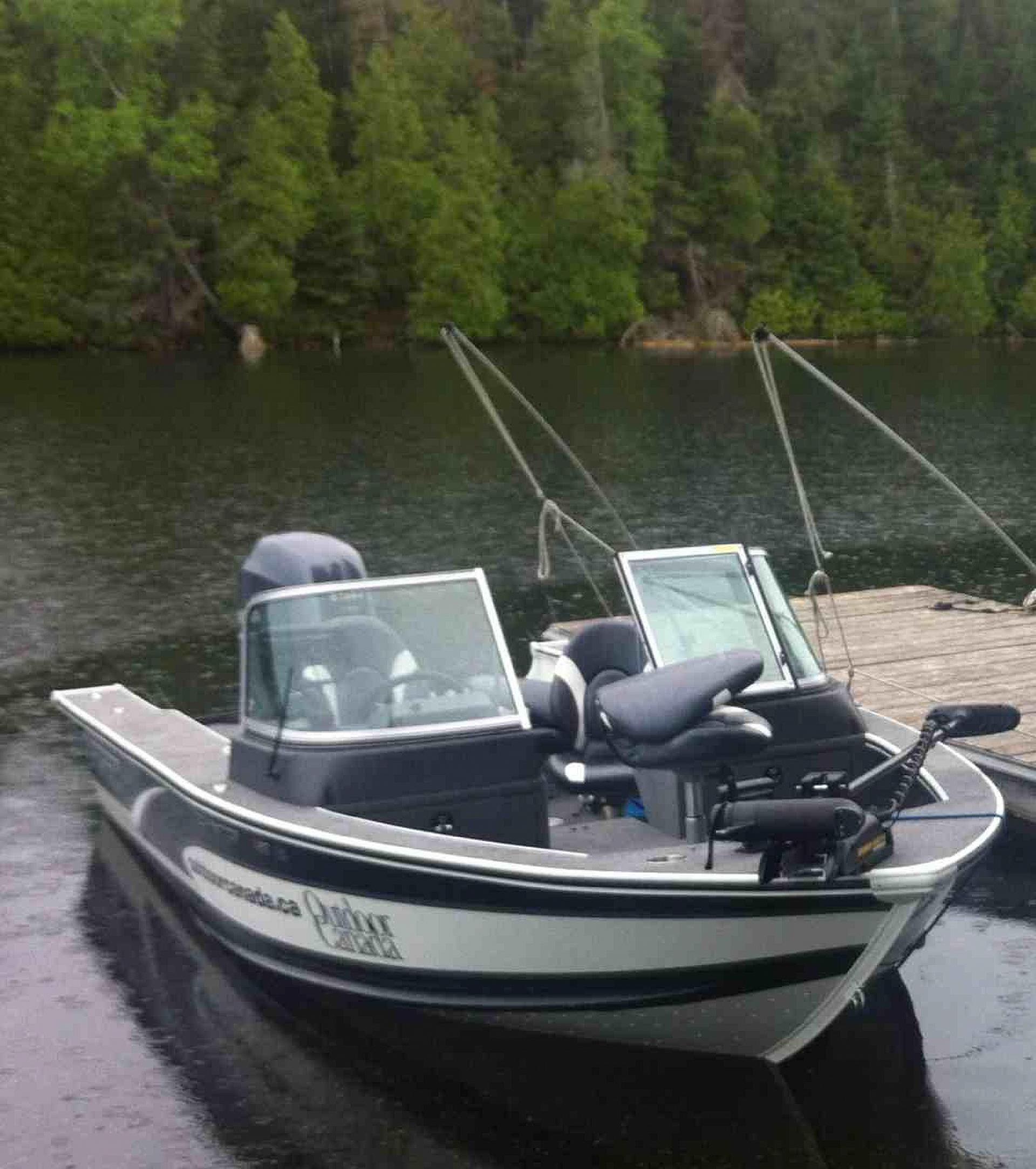 Outdoor Canada's new Alumacraft Dominator 185 LD, at the ready