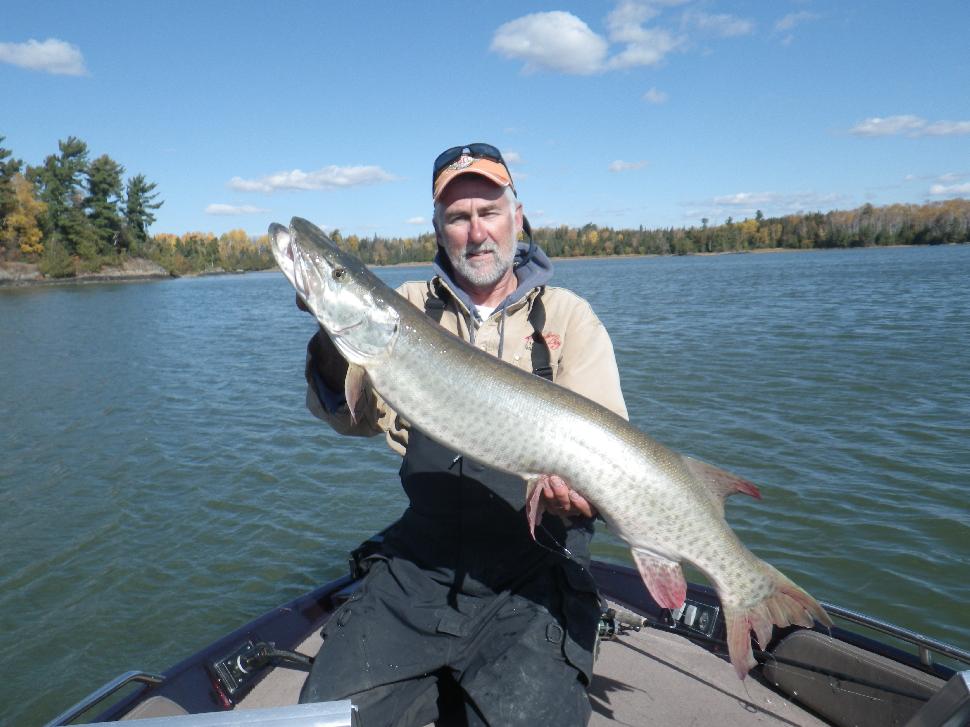 Credit: Gord Bastable. Vermillion Bay Lodge Owner Gord Bastable likes to fish topwater baits over shallow structure and cover.