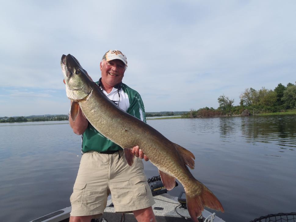 Credit: Wally Robbins. Expert muskie angler Wally Robins matches the speed of his retrieval to the mood of the fish.