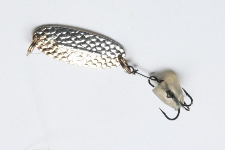 The Michigan Rig gives fish a choice for dinner. Some days they hit the spoon... Credit: Taya Cornett.