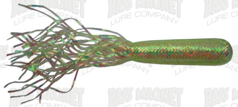 A Tinsel Tube in chartreuse pearl makes an irresistible perch imitation.