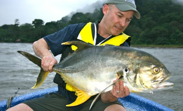 The author with his first jack crevalle. Credit: Patrick Walsh.