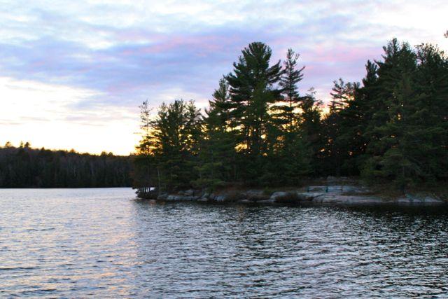 Sunset over Silent Lake