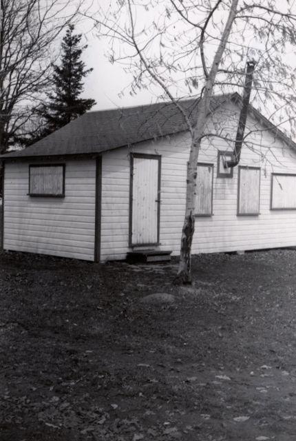 A rustic fishing cabin, circa 1940. Credit: Ray Hines.