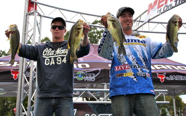 Tom Hardy and Erik Luzak (right) celebrate their 2014 CSFL National Classic win.