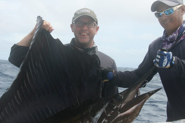 Sexton with sailfish