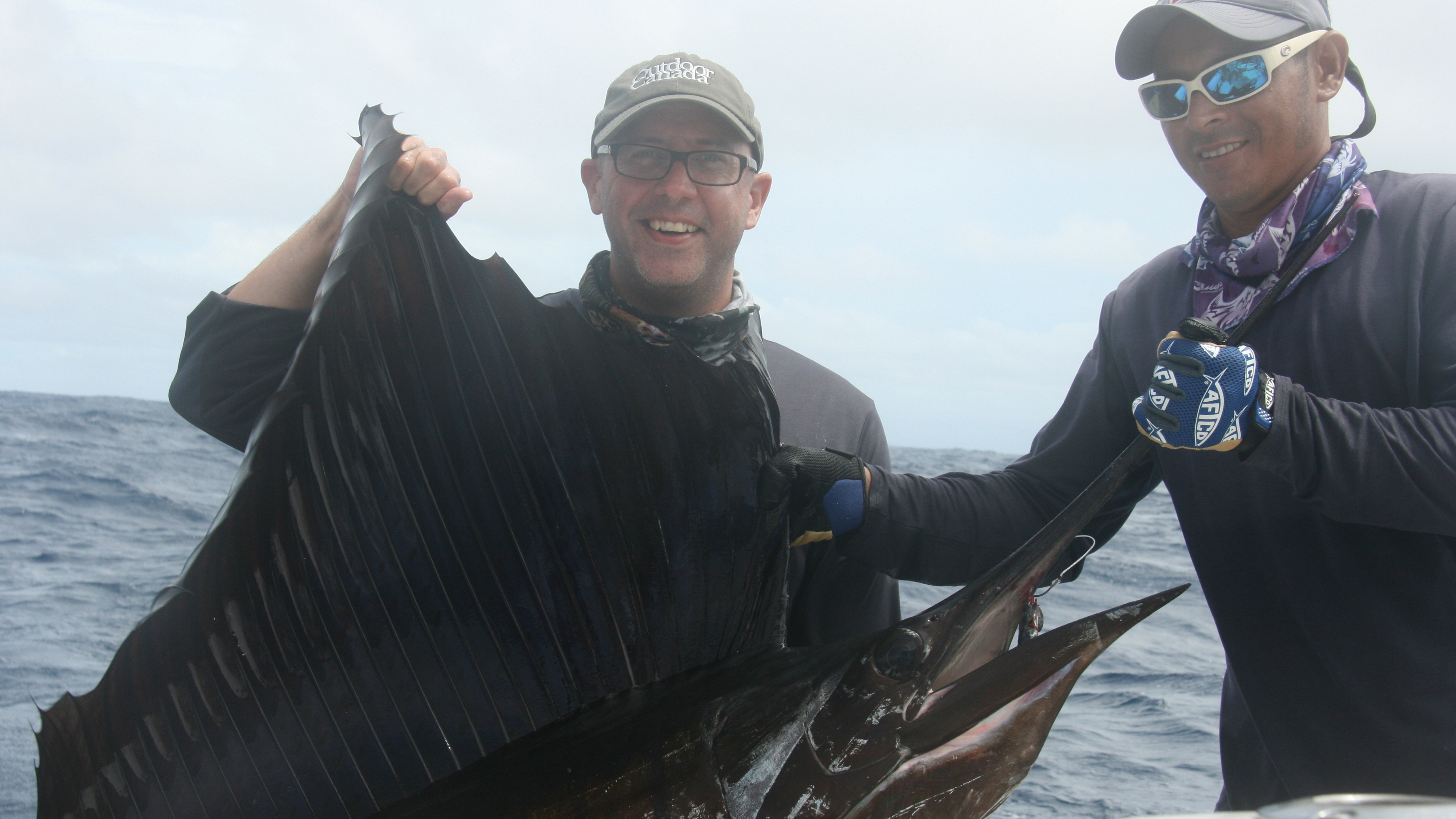 Sexton with sailfish