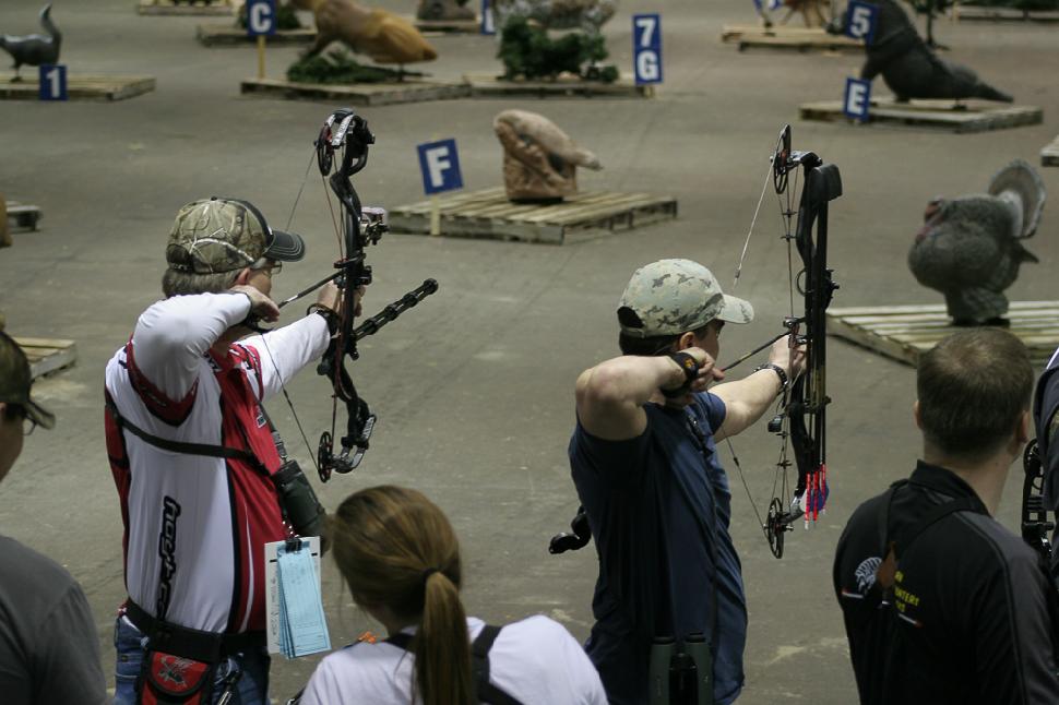 Indoor shooting line