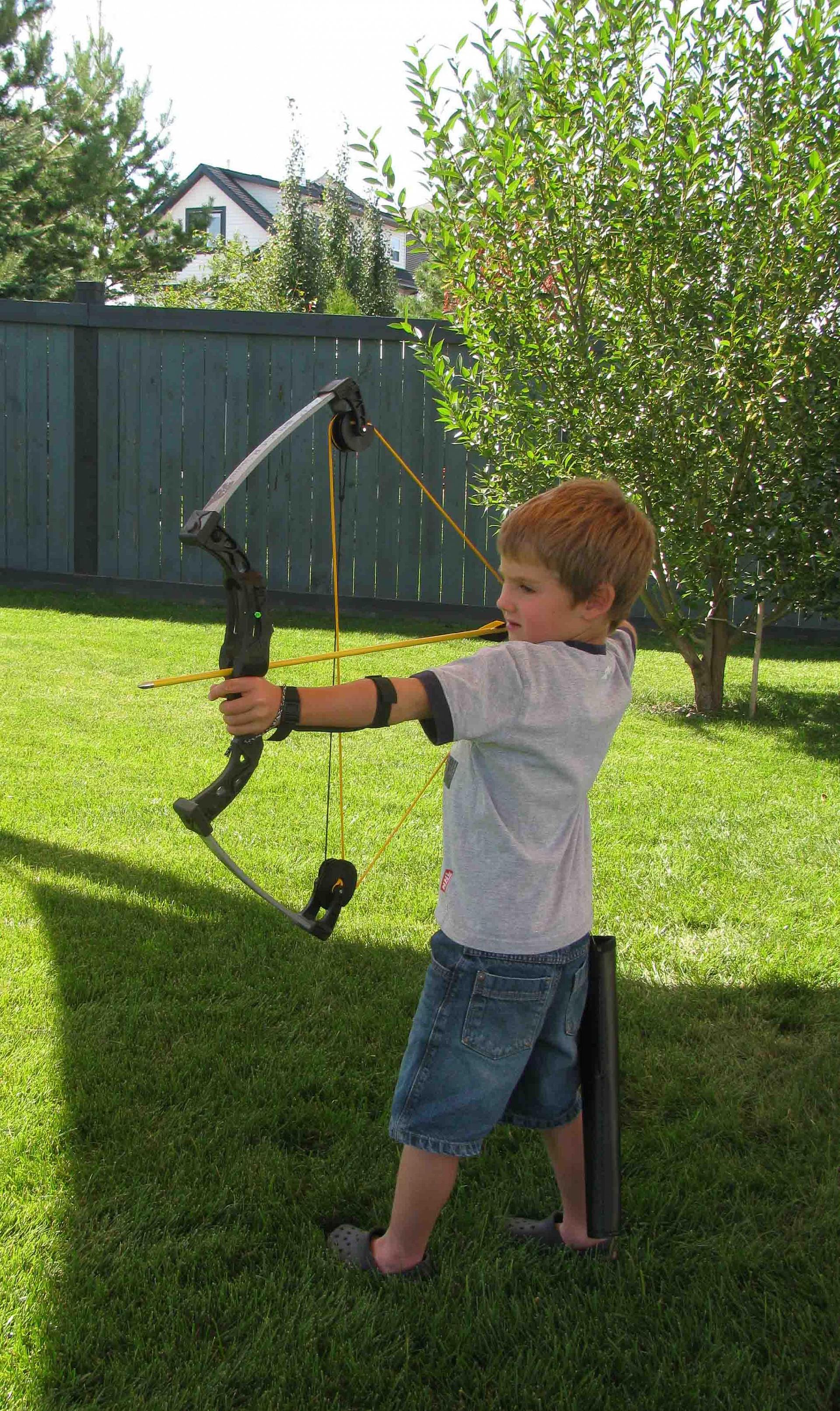 Martin with a Tiger Bow