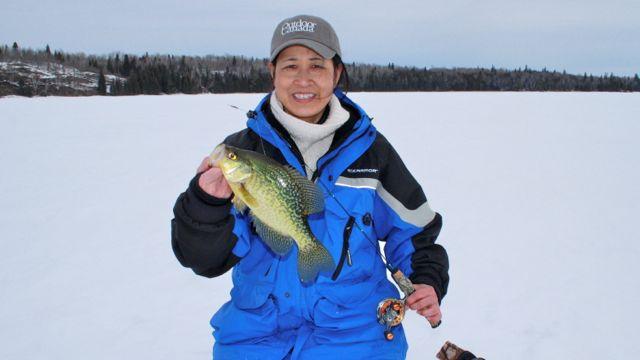 For reluctant crappies, use a light jigging rod, with a spring bobber and single-action reel. Credit: Scott Gardner.