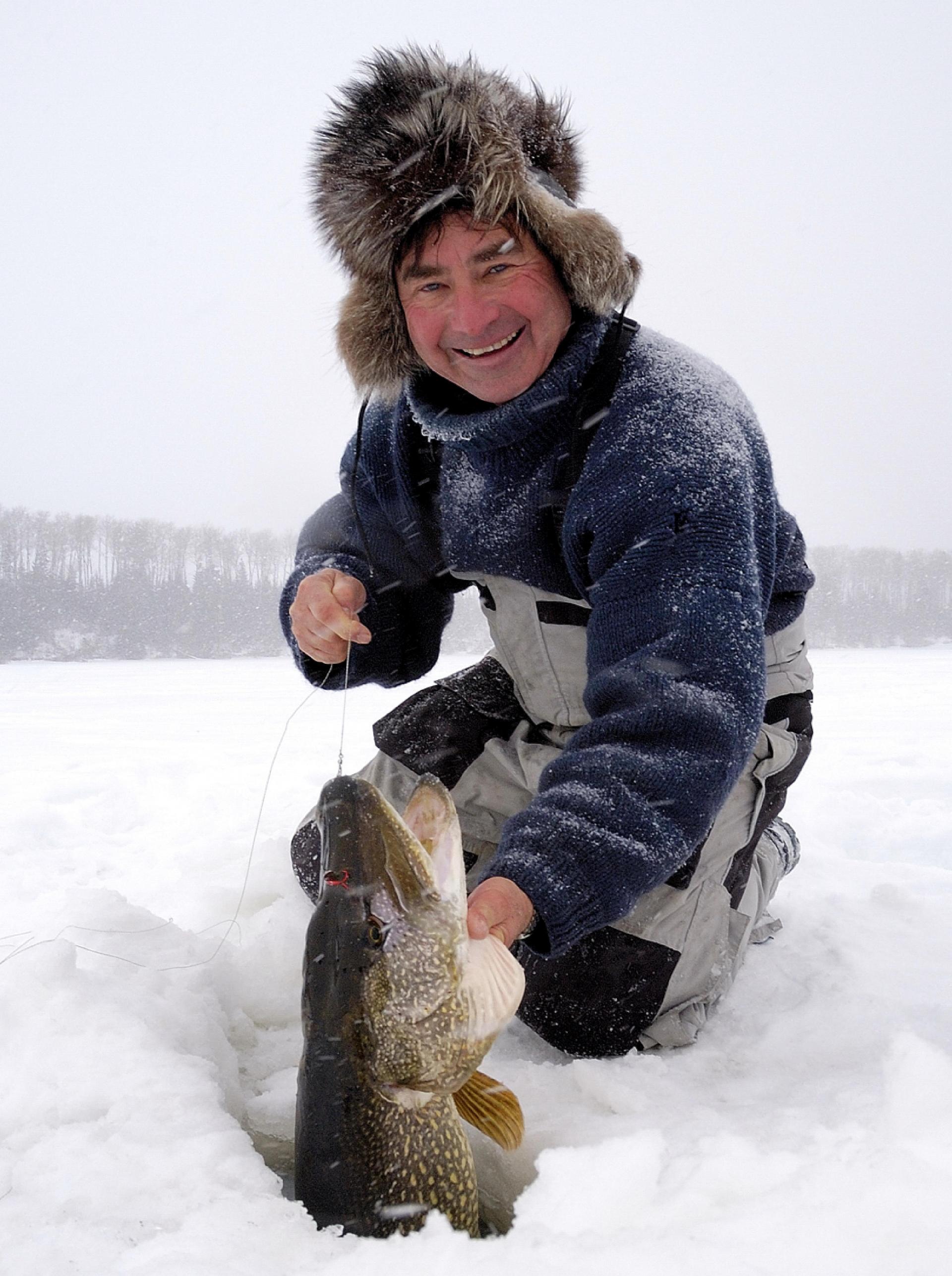 Gord Pyzer with a pike