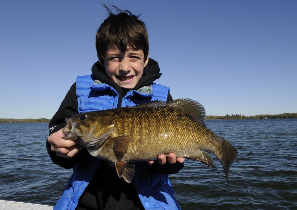 What ten-year old Campbell Whetter may not realize is that the 4 1/2 pound smallmouth bass he caught in Lake of the Woods is almost twice as old as he is   