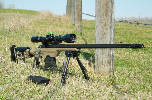 Credit: Al Voth. A scope-equipped varmint rifle is also suitable for raven hunting.