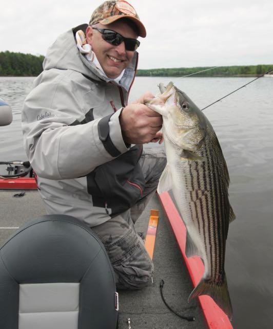 Credit: Gord Pyzer. Gogan caught fish with his standard bass gear.