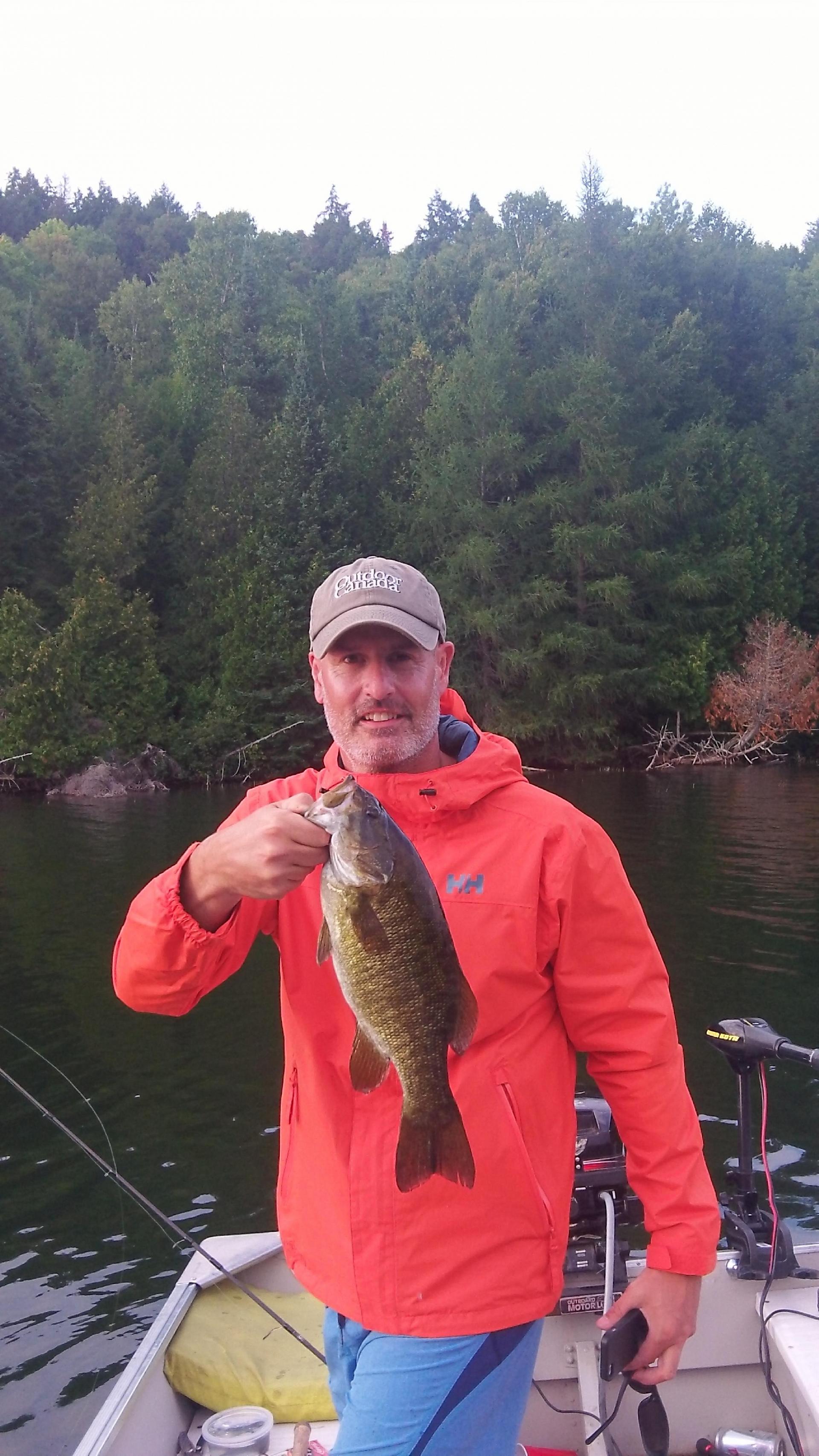 Jon Baker and smallmouth