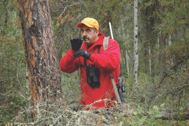 Both bugles and cow calls are effective during the rut. Credit: Mike Hungle.