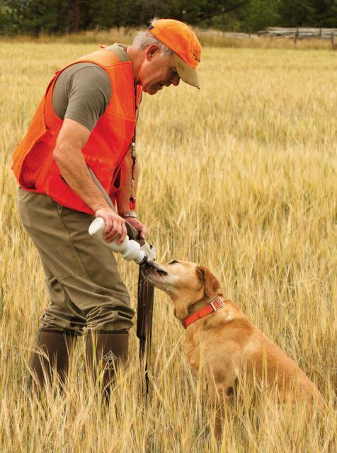 Hunter with his dog