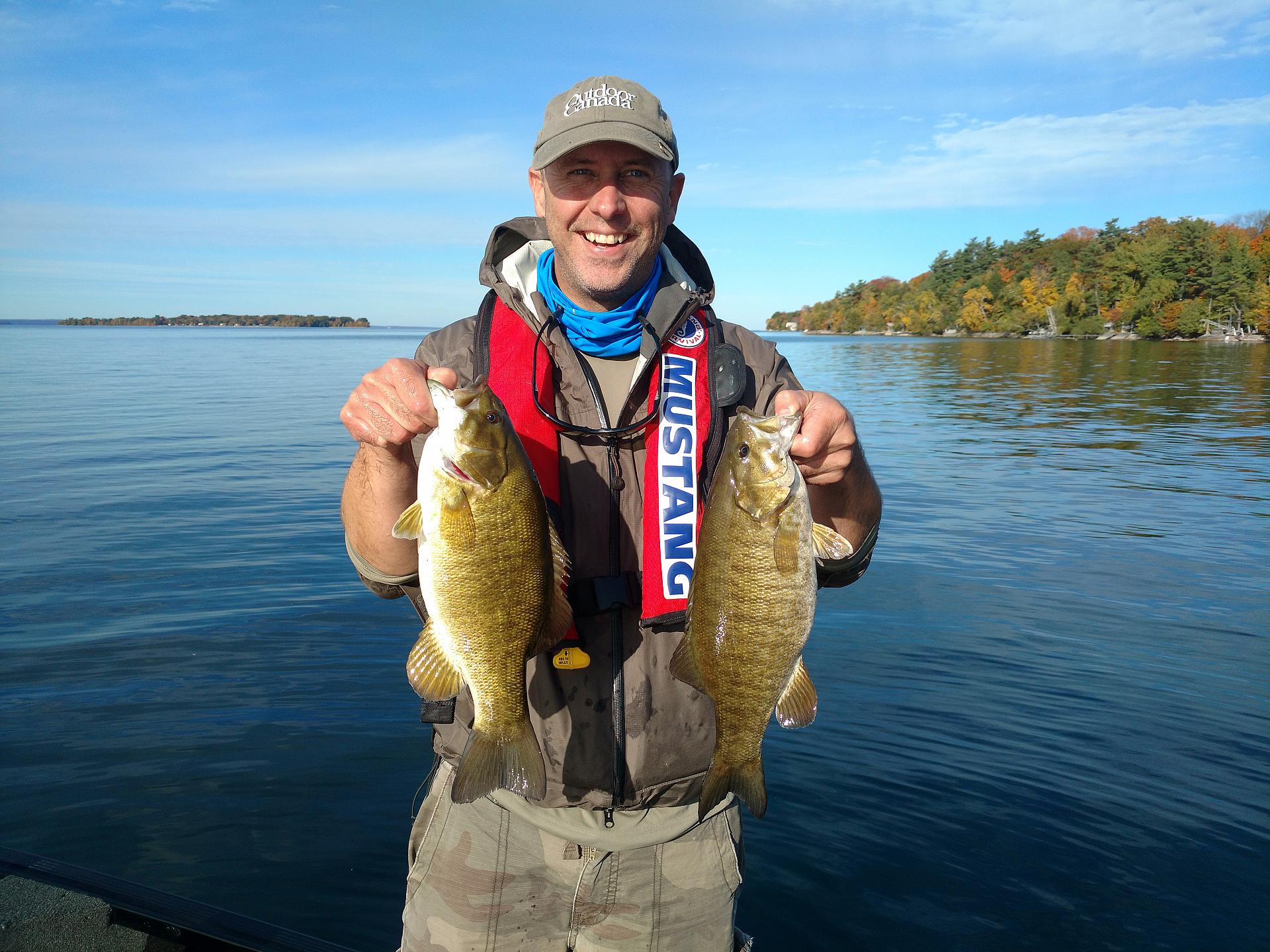 Bob with Simcoe smallies