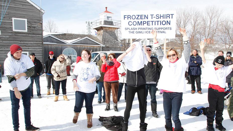 Credit: Gimli Ice Festival. Embracing winter in Gimli, Manitoba.