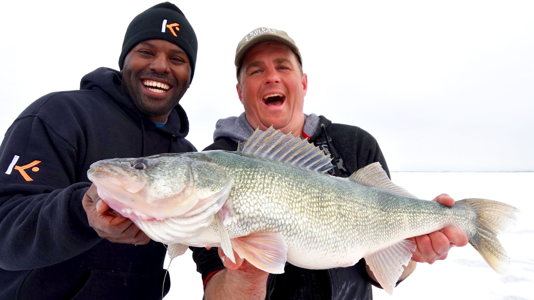 Sometimes ice-fishing for walleye on Lake Winnipeg can be stranger