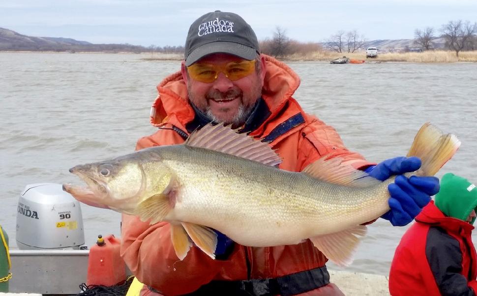 Always release the big spawners. Credit: Fort Qu'Appelle Fish Culture Station.