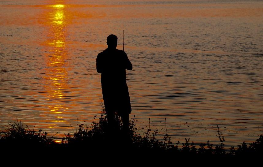 Sunset fishing