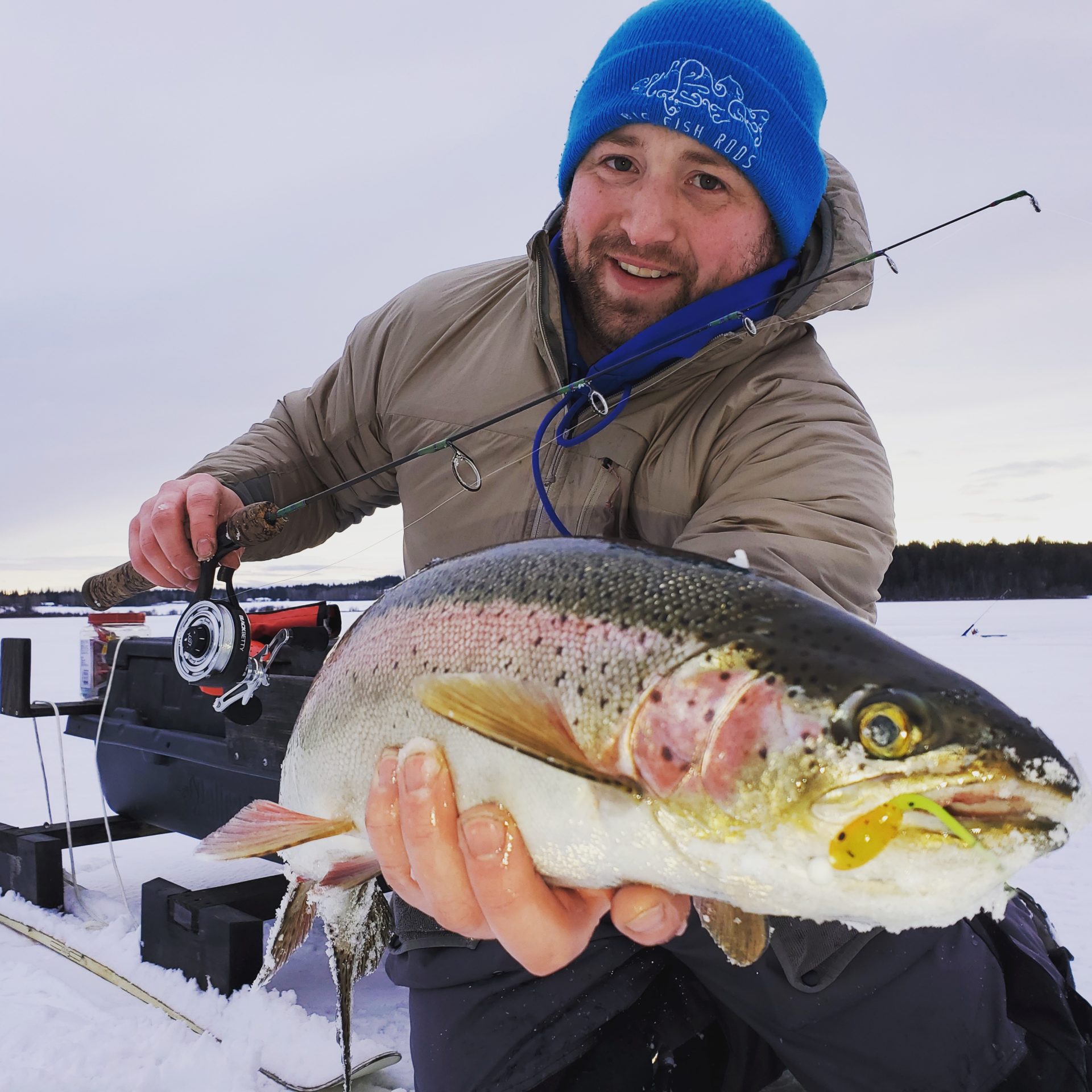 trout ice fishing rigs