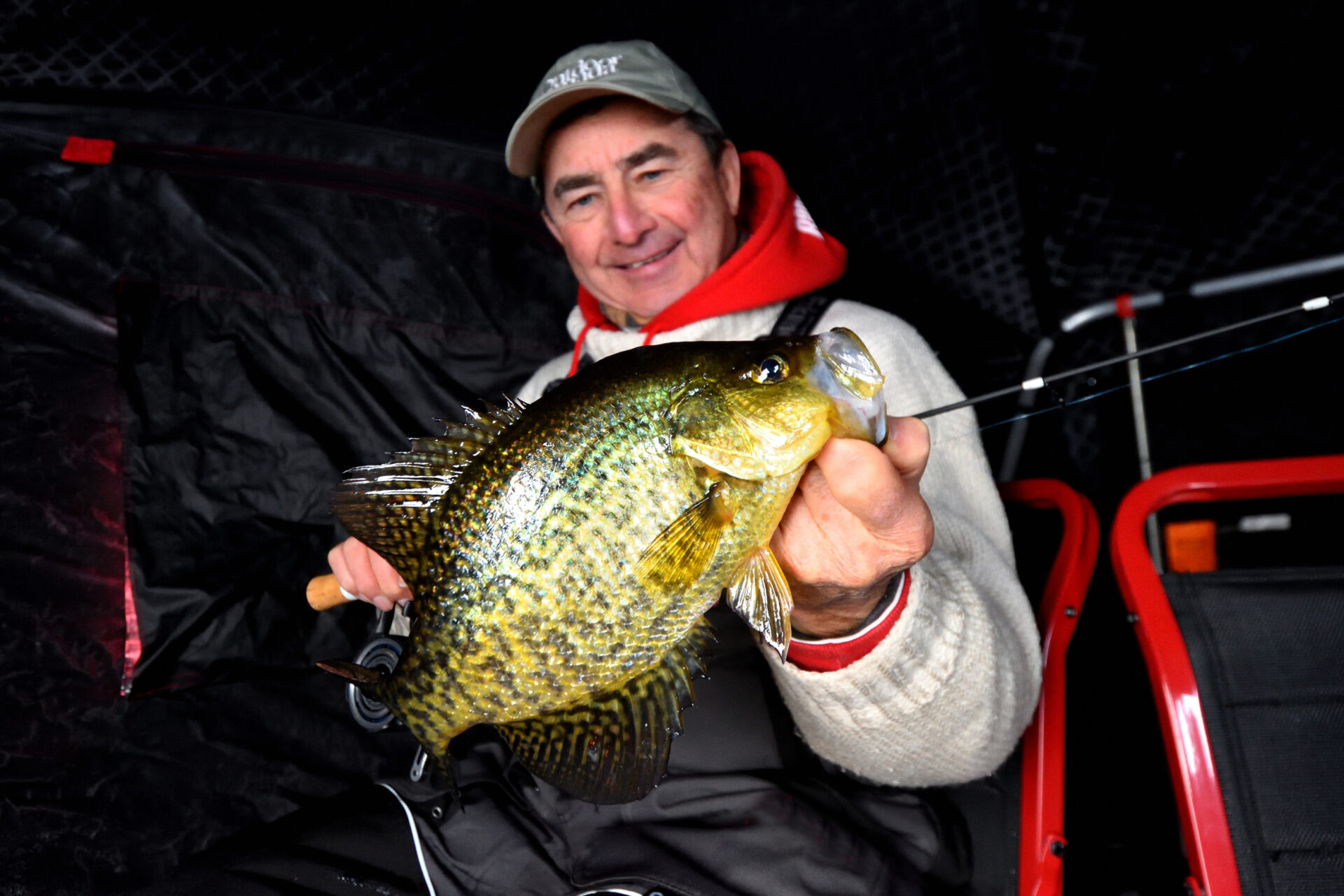 Why are tungsten jigs so good for panfish? Because in ice fishing